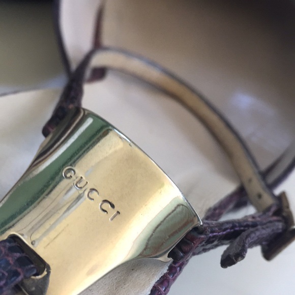 Gucci Two Tone Authentic Heels Comes With / COA - Picture 4 of 6